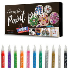 Akrilni markerji za risanje – komplet 12 barv (ARTIFYCOLORS)