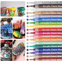 Akrilni markerji za risanje – komplet 12 barv (ARTIFYCOLORS)