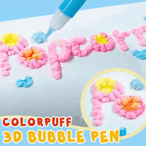 Čarobna puffy peresa – komplet za 3D risanje (18 peres)
