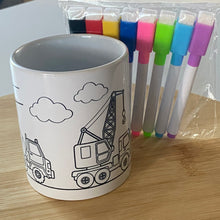 Skodelice COLOR ME + komplet 8 barvnih izbrisljivih magnetnih peres